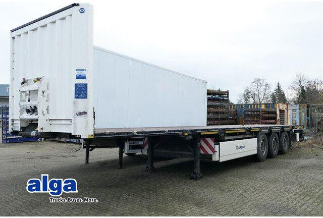 Krone SDP 27, Container, Rungen, 2x Lift, Multi-Lock - Gjysmë rimorkio me plan ngarkimi të ulët: foto 1 Krone SDP 27, Container, Rungen, 2x Lift, Multi-Lock - Gjysmë rimorkio me plan ngarkimi të ulët: foto 1