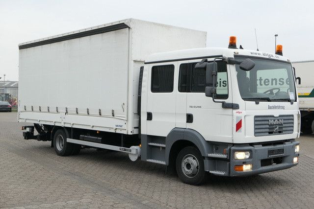 MAN 12.240 TGL, DOKA, LBW, AHK, Klima, 6 Sitze - Kamion me tendë: foto 4 MAN 12.240 TGL, DOKA, LBW, AHK, Klima, 6 Sitze - Kamion me tendë: foto 4
