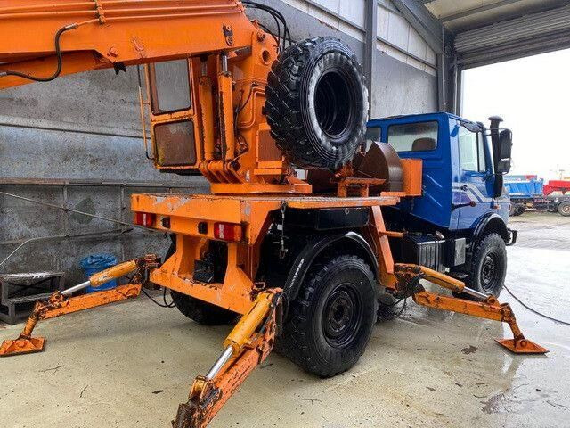 Unimog U 1450 4x4, Zug & Bergwinde, Kran, Greifer, AH - Makineri ndërtimi: foto 2 Unimog U 1450 4x4, Zug & Bergwinde, Kran, Greifer, AH - Makineri ndërtimi: foto 2