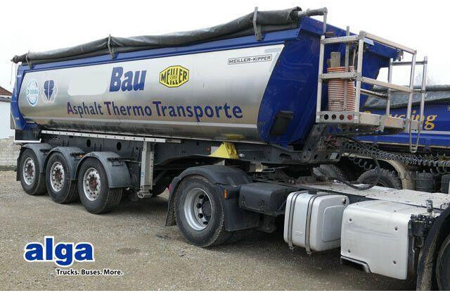 Meiller MHPS 12/27 Thermo, 26m³, SAF, Luft-Lift, Plane - Gjysmë rimorkio vetëshkarkuese: foto 1 Meiller MHPS 12/27 Thermo, 26m³, SAF, Luft-Lift, Plane - Gjysmë rimorkio vetëshkarkuese: foto 1