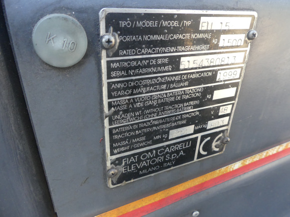 Chariot élévateur électrique Fiat OM EU 15 - Pirun elektrik: foto 5 Chariot élévateur électrique Fiat OM EU 15 - Pirun elektrik: foto 5