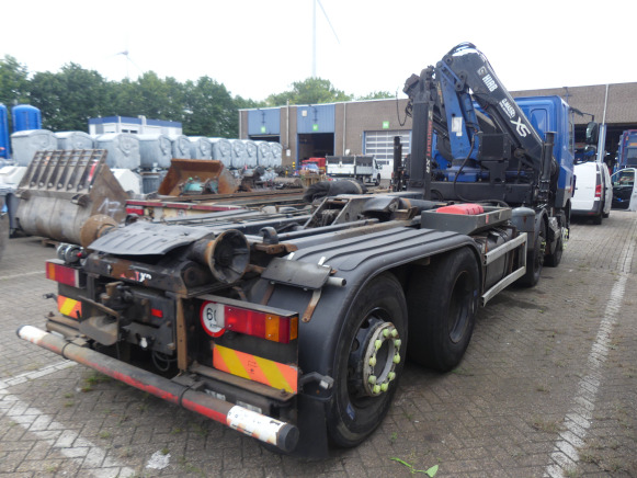 REF:1415 - Camion porte-container avec grue DAF AX85 MC5-7-5 (2009-532.626 km) - Kamion vetëngarkues, Kamion me vinç: foto 3 REF:1415 - Camion porte-container avec grue DAF AX85 MC5-7-5 (2009-532.626 km) - Kamion vetëngarkues, Kamion me vinç: foto 3