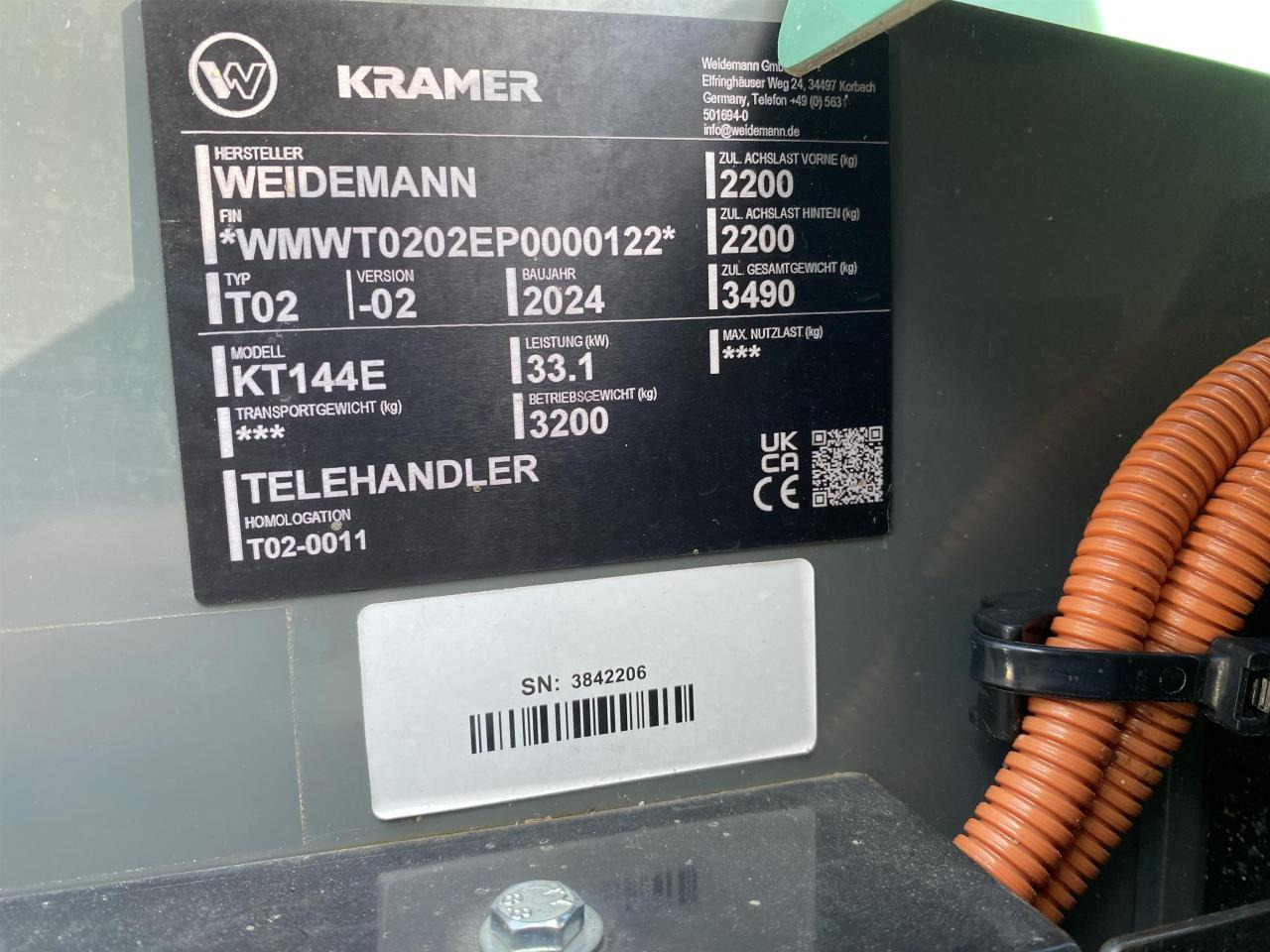 Kramer KT144e - Ekskavator teleskopik: foto 5 Kramer KT144e - Ekskavator teleskopik: foto 5