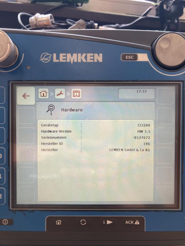 Lemken CCI200 - Sistemi i lundrimit për Makineri bujqësore: foto 4 Lemken CCI200 - Sistemi i lundrimit për Makineri bujqësore: foto 4