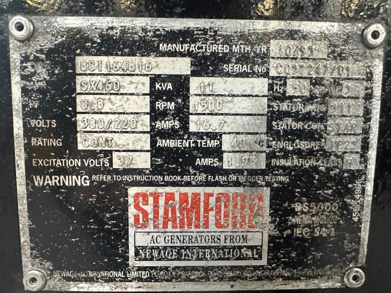 Set gjeneratori Deutz F2L 1011 Stamford 11 kVA generatorset: foto 12