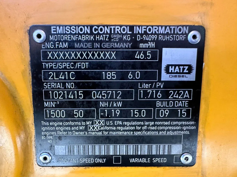 Hatz 2L41C Stamford 17.5 kVA Silentpack generatorset - Set gjeneratori: foto 4 Hatz 2L41C Stamford 17.5 kVA Silentpack generatorset - Set gjeneratori: foto 4