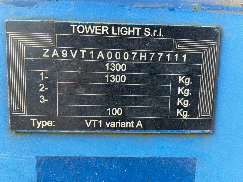 Kullë ndriçimi Kubota Superlight VT1 mobiele lichtmast-generator: foto 17