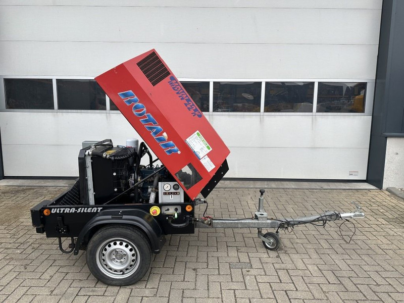 Rotair MDVN 22 K Kubota 2000 L / min 6.5 Bar Mobiele Diesel Compressor as New ! - Kompresor ajri: foto 3 Rotair MDVN 22 K Kubota 2000 L / min 6.5 Bar Mobiele Diesel Compressor as New ! - Kompresor ajri: foto 3