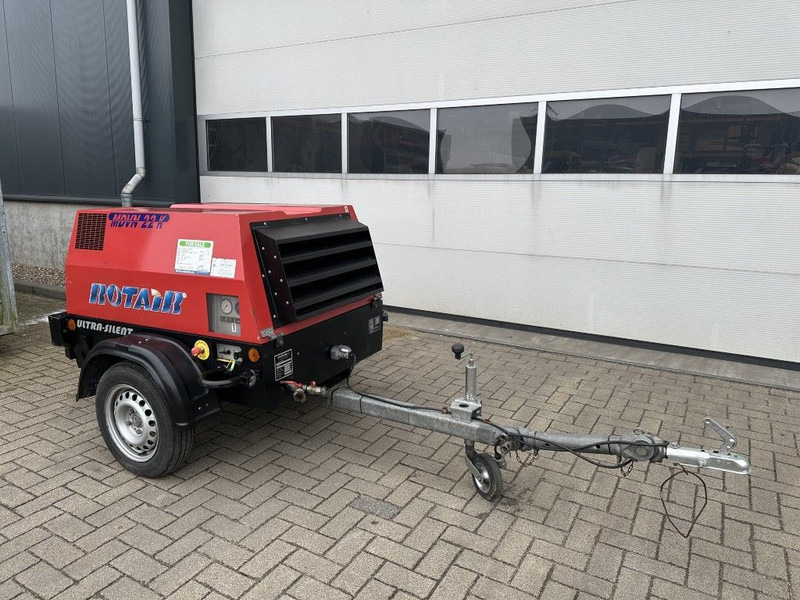 Rotair MDVN 22 K Kubota 2000 L / min 6.5 Bar Mobiele Diesel Compressor as New ! - Kompresor ajri: foto 2 Rotair MDVN 22 K Kubota 2000 L / min 6.5 Bar Mobiele Diesel Compressor as New ! - Kompresor ajri: foto 2