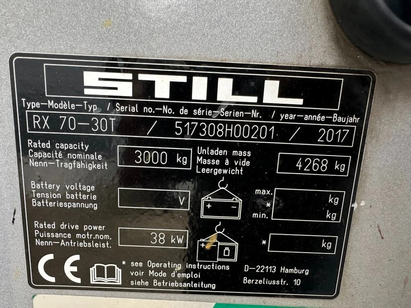 Still RX70-30T 3 ton Duplex Freelift Sideshift Positioner Vorkenversteller LPG Heftruck 2017 - Pirun më gaz: foto 3 Still RX70-30T 3 ton Duplex Freelift Sideshift Positioner Vorkenversteller LPG Heftruck 2017 - Pirun më gaz: foto 3