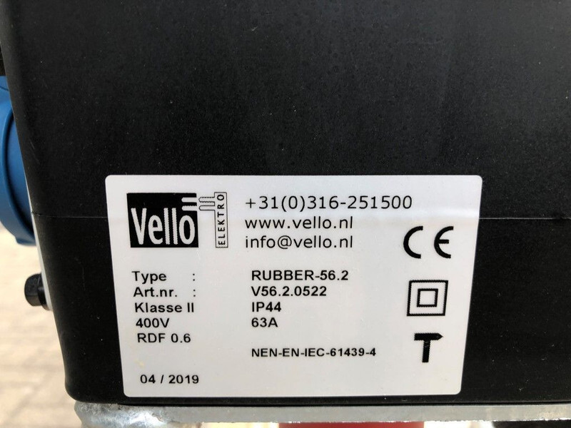 Vello Rubber-56.2 Stroomverdeelkast Zwerfkast Paddestoel 63 Ampère Nieuw ! - Set gjeneratori: foto 3 Vello Rubber-56.2 Stroomverdeelkast Zwerfkast Paddestoel 63 Ampère Nieuw ! - Set gjeneratori: foto 3