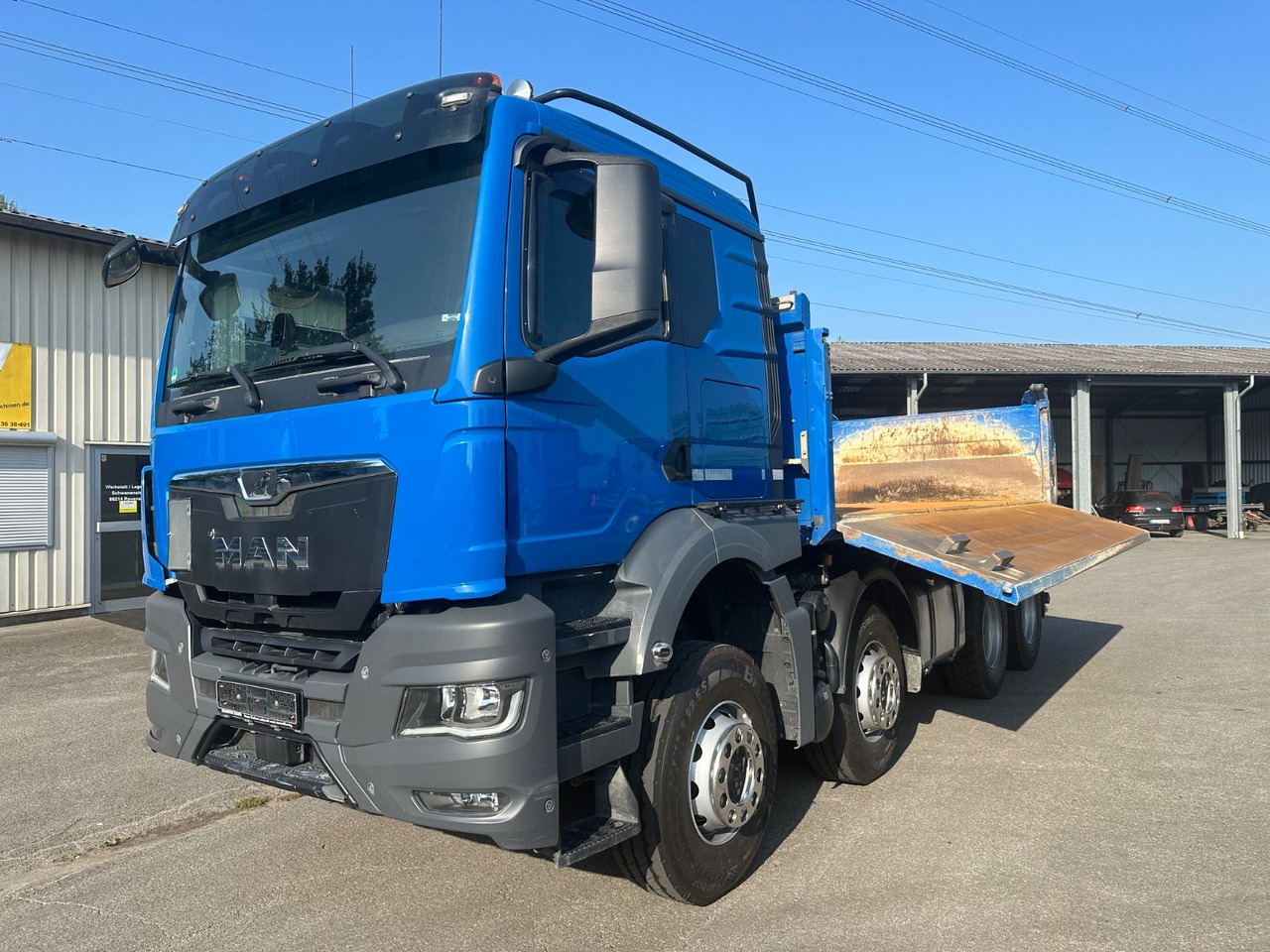 MAN TGS 35.510 8x4 BB Meiller Stahl Bordmatik Pritar - Kamion vetëshkarkues: foto 1 MAN TGS 35.510 8x4 BB Meiller Stahl Bordmatik Pritar - Kamion vetëshkarkues: foto 1
