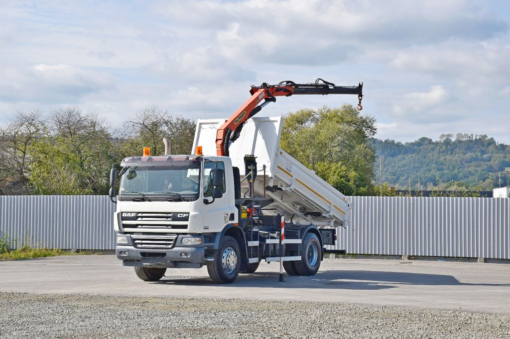 DAF CF 75.310 Kipper 4,30 m + KRAN * TOPZUSTAND DAF CF 75.310 Kipper 4,30 m + KRAN * TOPZUSTAND - Kamion vetëshkarkues, Kamion me vinç: foto 2 DAF CF 75.310 Kipper 4,30 m + KRAN * TOPZUSTAND DAF CF 75.310 Kipper 4,30 m + KRAN * TOPZUSTAND - Kamion vetëshkarkues, Kamion me vinç: foto 2