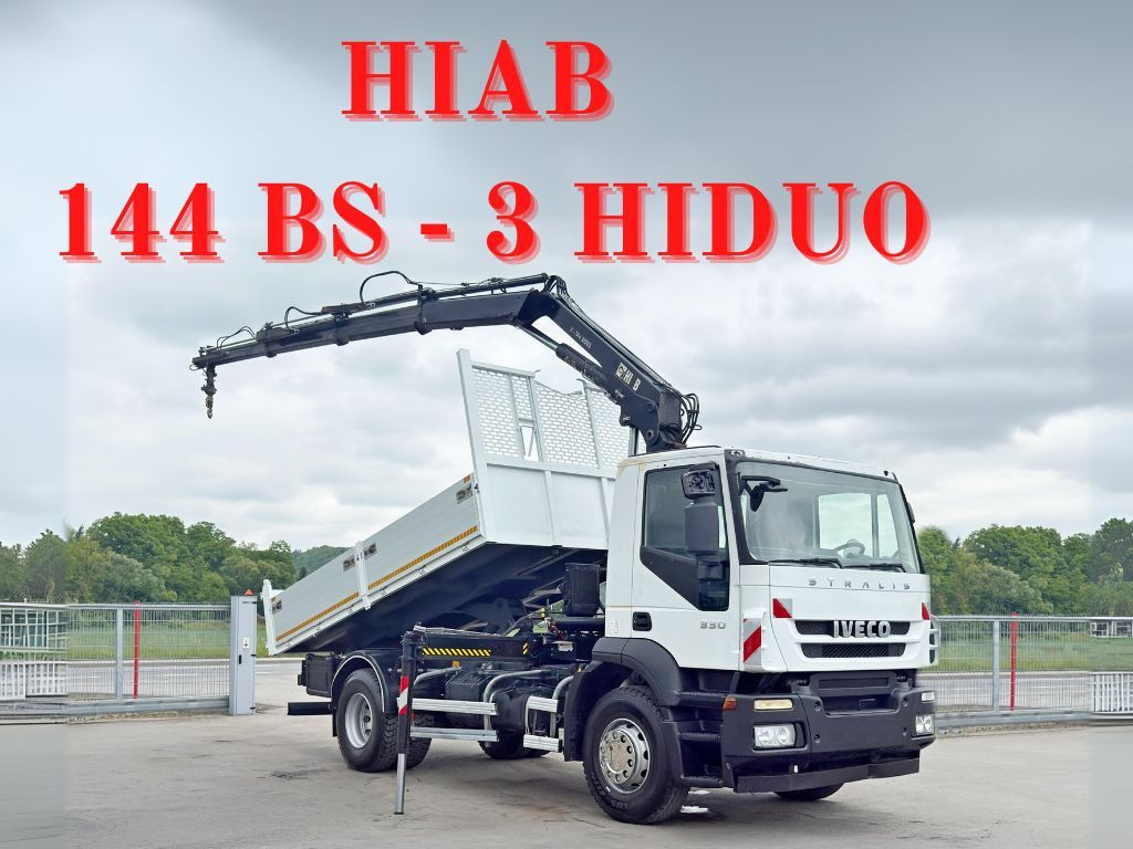 Iveco STRALIS 330 *HIAB 144 BS-3 HIDUO* TOPZUSTAND - Kamion me vinç: foto 1 Iveco STRALIS 330 *HIAB 144 BS-3 HIDUO* TOPZUSTAND - Kamion me vinç: foto 1