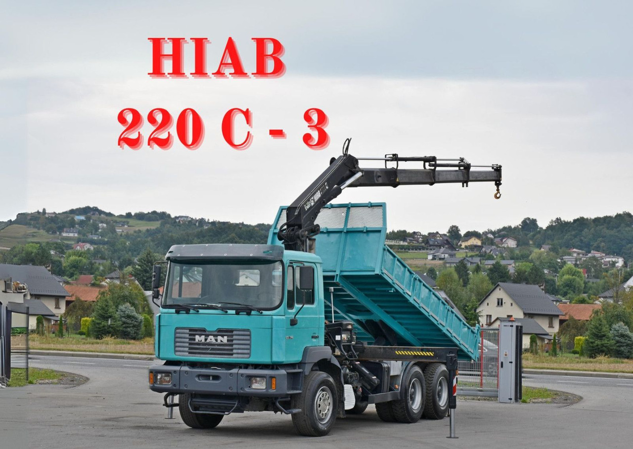 MAN 27-314 * HIAB 220 C - 3 + FUNK * 6x4 - Kamion vetëshkarkues, Kamion me vinç: foto 1 MAN 27-314 * HIAB 220 C - 3 + FUNK * 6x4 - Kamion vetëshkarkues, Kamion me vinç: foto 1