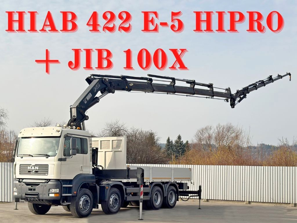 MAN TGA 35.430 * HIAB 422 E - 5 HIPRO + JIB 100X - Kamion me vinç: foto 1 MAN TGA 35.430 * HIAB 422 E - 5 HIPRO + JIB 100X - Kamion me vinç: foto 1