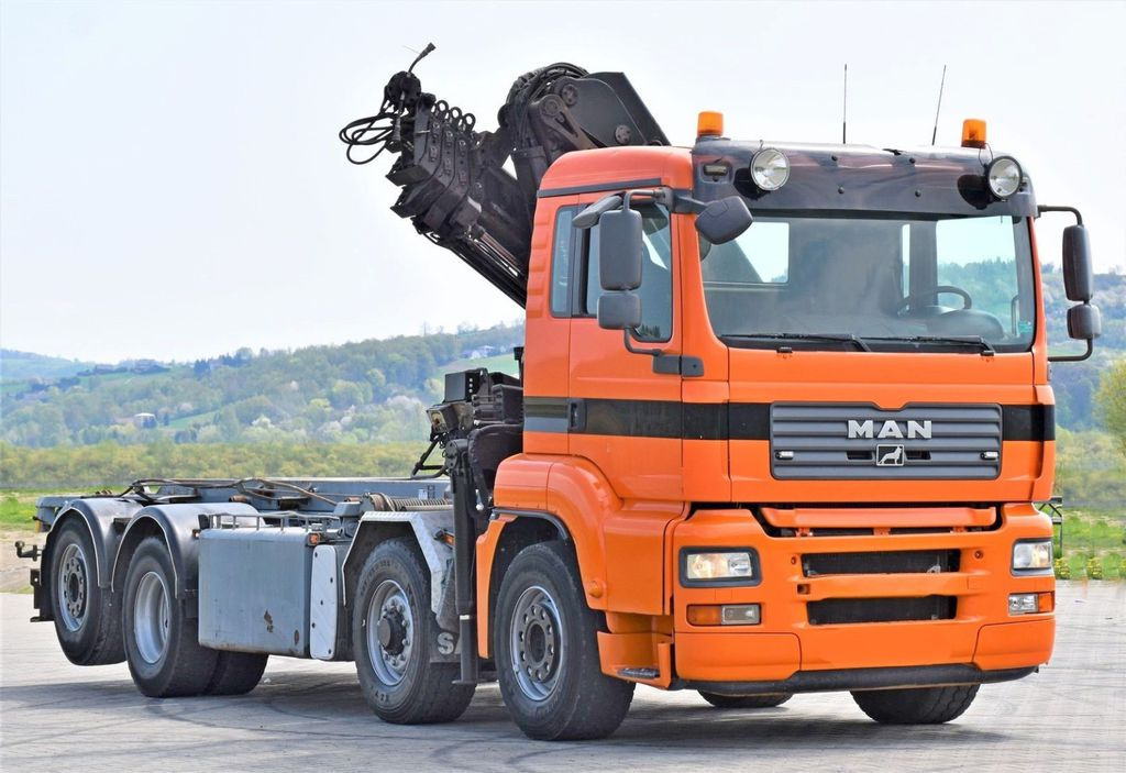 MAN TGA 35.480 Abrollkipper*KRAN /FUNK - Kamion me vinç, Kamion me sistem kabllor: foto 4 MAN TGA 35.480 Abrollkipper*KRAN /FUNK - Kamion me vinç, Kamion me sistem kabllor: foto 4