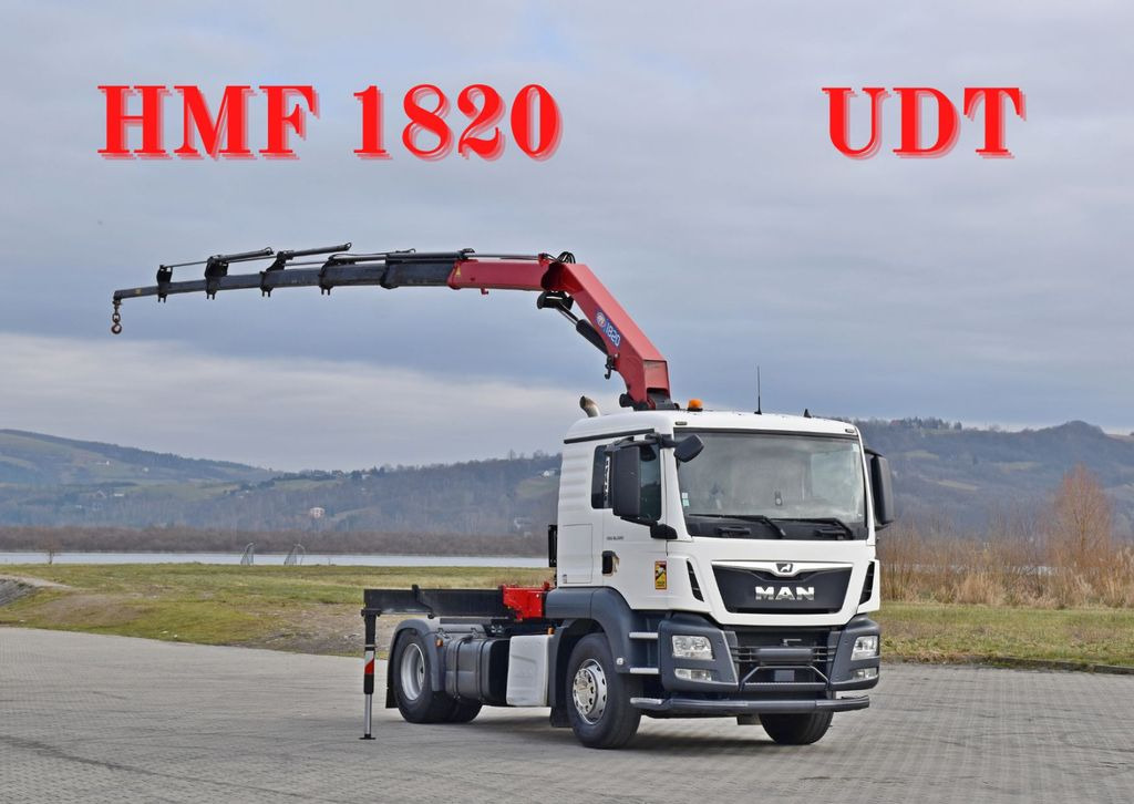 MAN TGS 18.500 Sattelzugmaschine + KRAN /FUNK MAN TGS 18.500 Sattelzugmaschine + KRAN /FUNK - Kamion me vinç: foto 1 MAN TGS 18.500 Sattelzugmaschine + KRAN /FUNK MAN TGS 18.500 Sattelzugmaschine + KRAN /FUNK - Kamion me vinç: foto 1