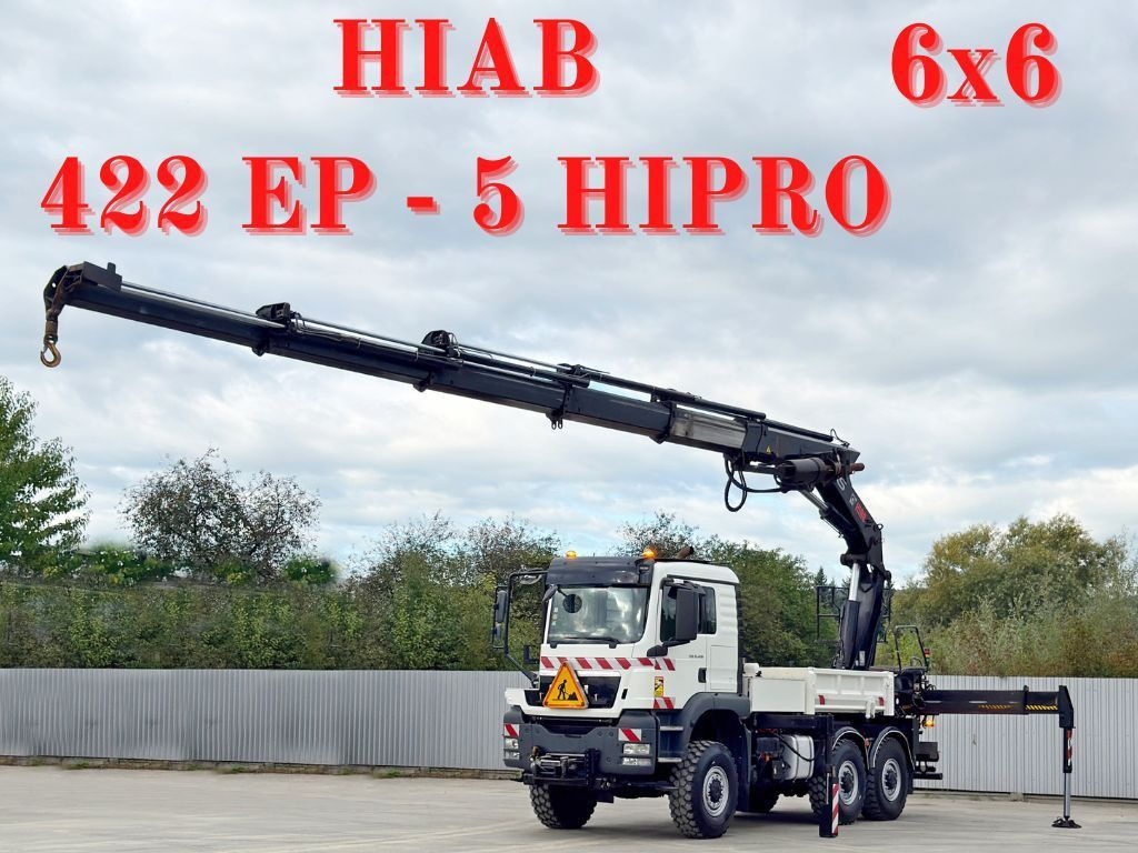MAN TGS 33.400* HIAB 422 EP-5HIPRO * 6x6 * TOP - Kamion me vinç: foto 1 MAN TGS 33.400* HIAB 422 EP-5HIPRO * 6x6 * TOP - Kamion me vinç: foto 1