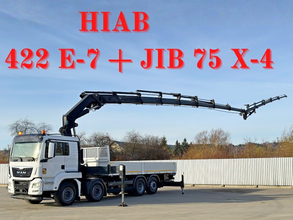 MAN TGS 35.440* HIAB 422 E-7 + JIB 75 X-4 + FUNK - Kamion me vinç: foto 1 MAN TGS 35.440* HIAB 422 E-7 + JIB 75 X-4 + FUNK - Kamion me vinç: foto 1