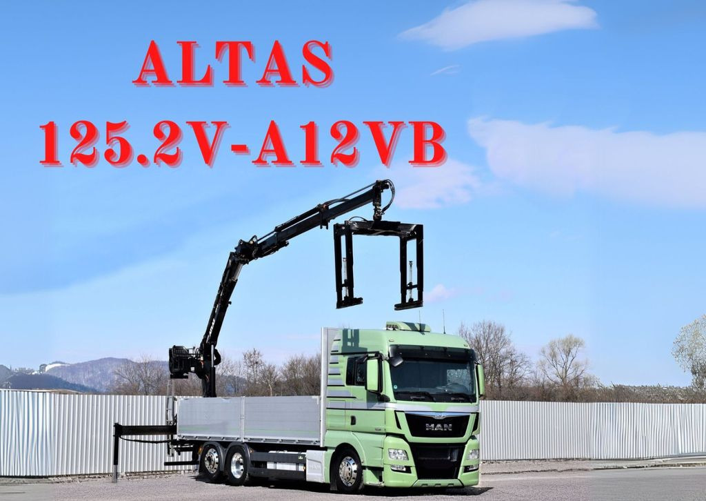 MAN TGX 26.440 Pritsche 6,60 m* ATLAS 125.2V-A12VB MAN TGX 26.440 Pritsche 6,60 m* ATLAS 125.2V-A12VB - Kamion me vinç: foto 1 MAN TGX 26.440 Pritsche 6,60 m* ATLAS 125.2V-A12VB MAN TGX 26.440 Pritsche 6,60 m* ATLAS 125.2V-A12VB - Kamion me vinç: foto 1