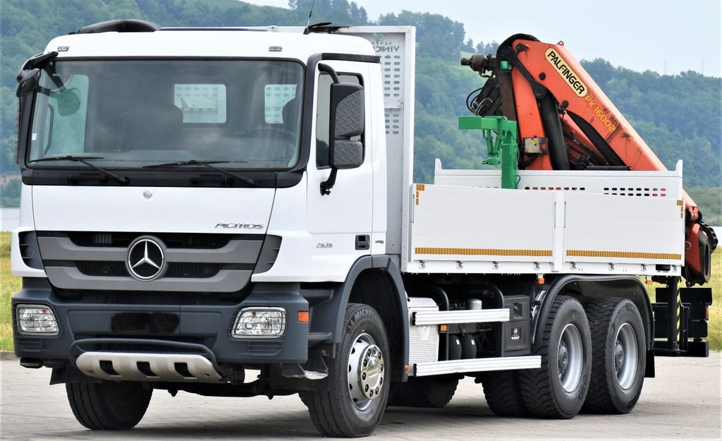 Mercedes-Benz ACTROS 2636 * PK 16002 C + FUNK/6x4 - Kamion me vinç, Kamion me karroceri të hapur: foto 3 Mercedes-Benz ACTROS 2636 * PK 16002 C + FUNK/6x4 - Kamion me vinç, Kamion me karroceri të hapur: foto 3