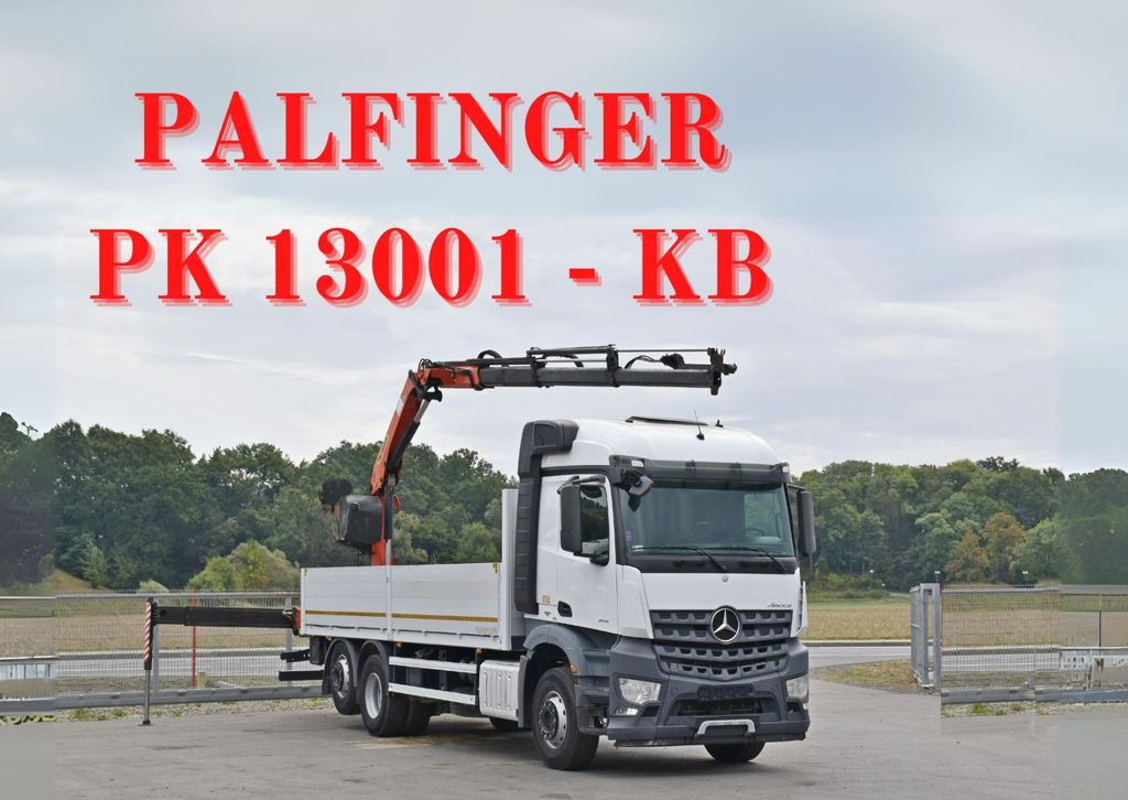 Mercedes-Benz AROCS 2542* PK 13001-K B* TOPZUSTAND - Kamion me vinç, Kamion me karroceri të hapur: foto 1 Mercedes-Benz AROCS 2542* PK 13001-K B* TOPZUSTAND - Kamion me vinç, Kamion me karroceri të hapur: foto 1