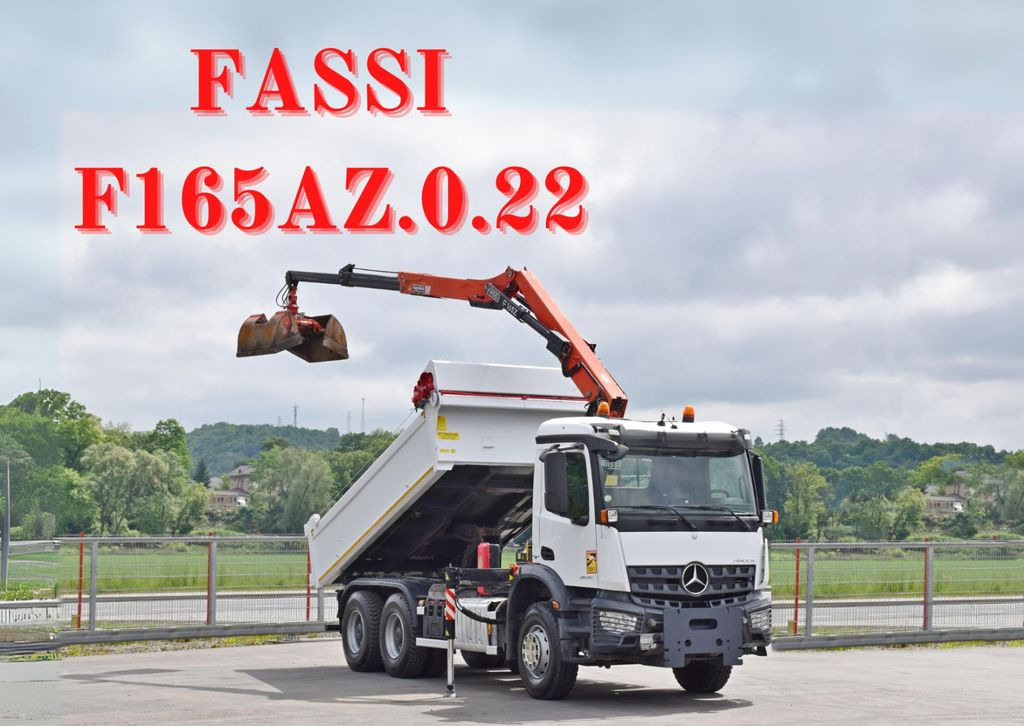 Mercedes-Benz AROCS 2635* FASSI F165AZ.0.22 + FUNK * 6x4 Mercedes-Benz AROCS 2635* FASSI F165AZ.0.22 + FUNK * 6x4 - Kamion me vinç, Kamion vetëshkarkues: foto 1 Mercedes-Benz AROCS 2635* FASSI F165AZ.0.22 + FUNK * 6x4 Mercedes-Benz AROCS 2635* FASSI F165AZ.0.22 + FUNK * 6x4 - Kamion me vinç, Kamion vetëshkarkues: foto 1