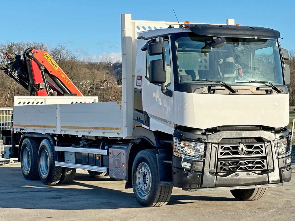 Renault C 380 *PRITSCHE 6,80m * PK 18002-EH C + FUNK*6x4 - Kamion me vinç, Kamion me karroceri të hapur: foto 3 Renault C 380 *PRITSCHE 6,80m * PK 18002-EH C + FUNK*6x4 - Kamion me vinç, Kamion me karroceri të hapur: foto 3