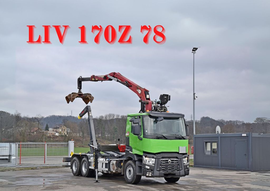 Renault C430* ABROLLKIPPER *LIV 170Z 78 * 6x4 - Kamion vetëngarkues, Kamion me vinç: foto 1 Renault C430* ABROLLKIPPER *LIV 170Z 78 * 6x4 - Kamion vetëngarkues, Kamion me vinç: foto 1