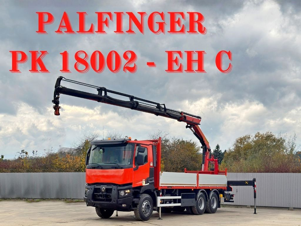 Renault C430 * PALFINGER PK 18002 - EHC + FUNK/ 6x4 - Kamion me vinç: foto 1 Renault C430 * PALFINGER PK 18002 - EHC + FUNK/ 6x4 - Kamion me vinç: foto 1