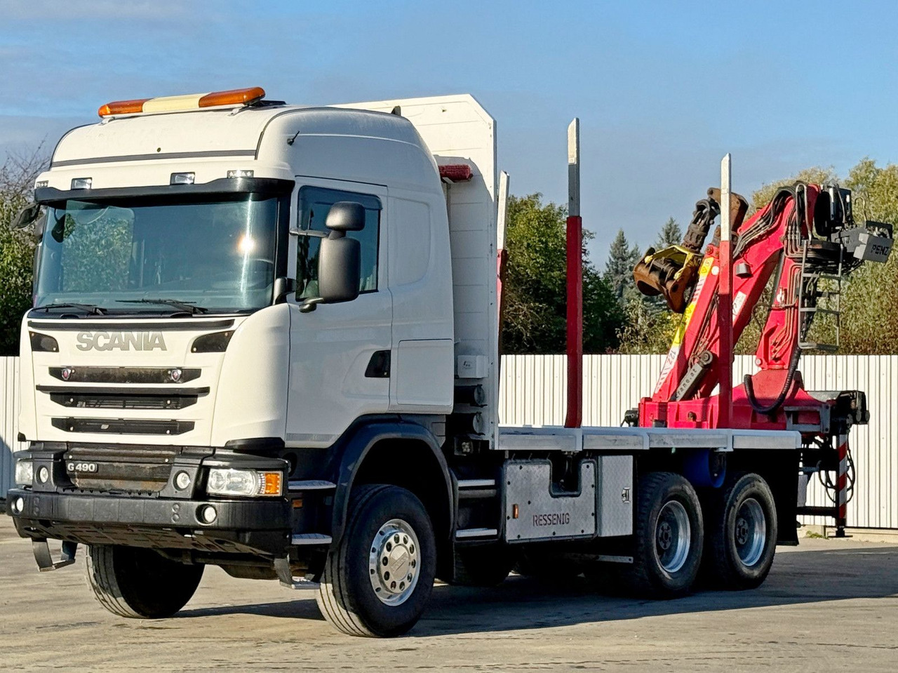 Scania G490* HOLZTRANSPORTER * PENZ 12Z8.70* 6x6 - Kamion me vinç: foto 3 Scania G490* HOLZTRANSPORTER * PENZ 12Z8.70* 6x6 - Kamion me vinç: foto 3