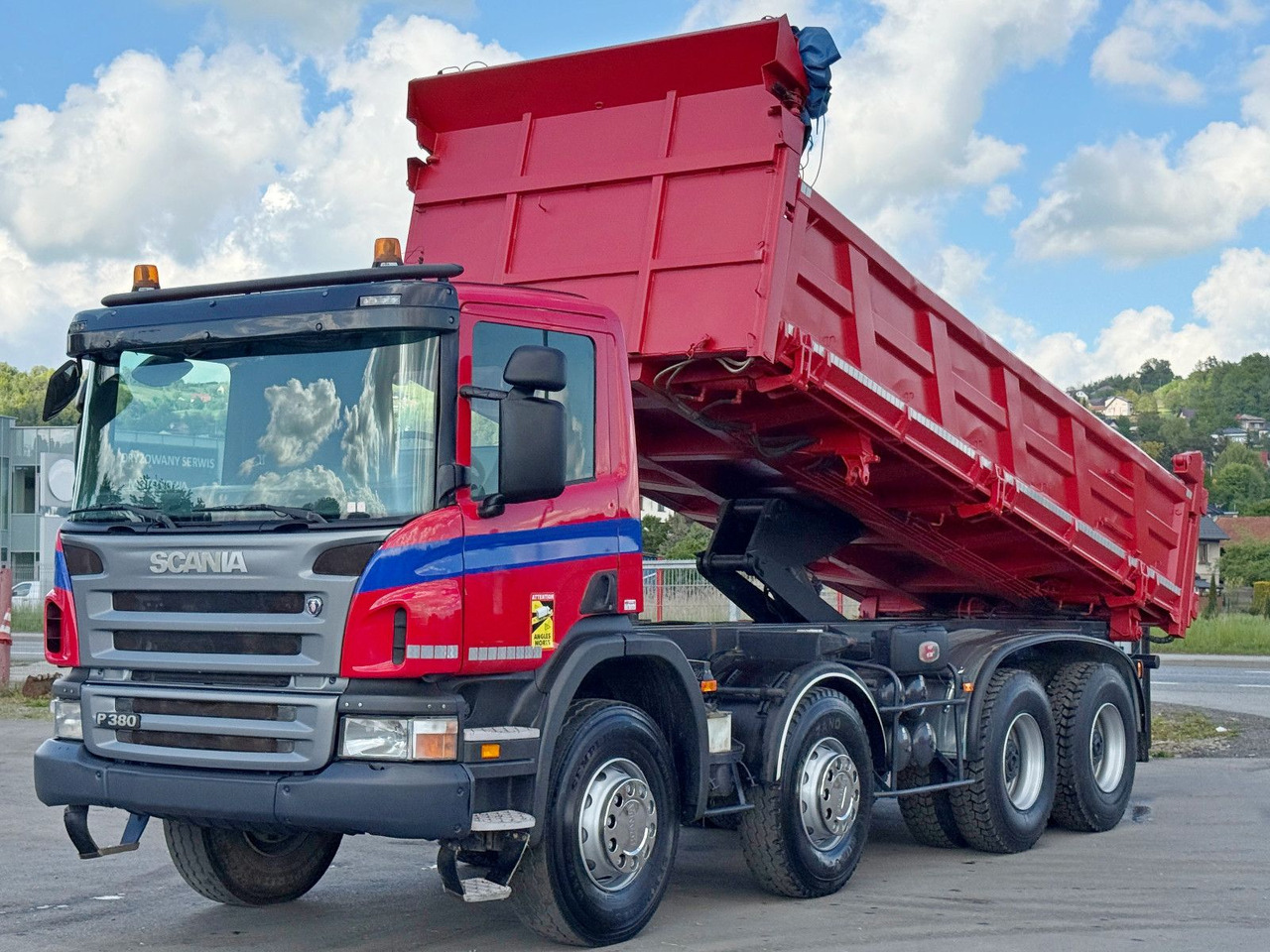 Scania P 380 Kipper 6,10m + BORDMATIC* 8x4 Scania P 380 Kipper 6,10m + BORDMATIC* 8x4 - Kamion vetëshkarkues: foto 4 Scania P 380 Kipper 6,10m + BORDMATIC* 8x4 Scania P 380 Kipper 6,10m + BORDMATIC* 8x4 - Kamion vetëshkarkues: foto 4