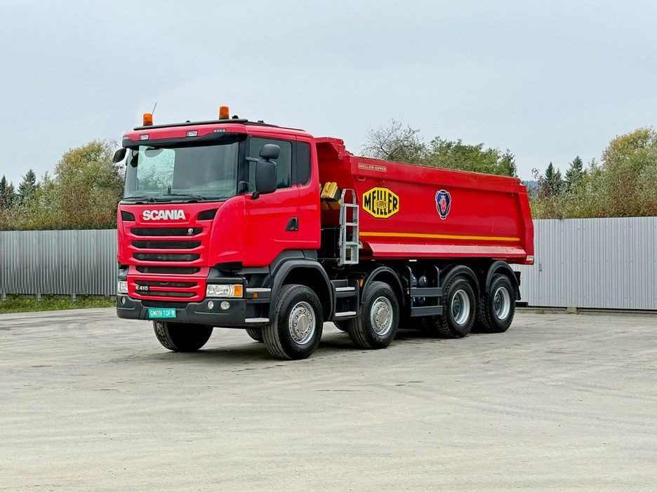 Scania R 410 * Kipper * TOPZUSTAND / 8x4 - Kamion vetëshkarkues: foto 1 Scania R 410 * Kipper * TOPZUSTAND / 8x4 - Kamion vetëshkarkues: foto 1