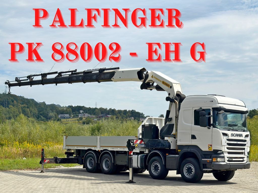 Scania R 500 * PK 88002 - EH G + FUNK * 8x4 *TOPZUSTAND - Kamion me vinç: foto 1 Scania R 500 * PK 88002 - EH G + FUNK * 8x4 *TOPZUSTAND - Kamion me vinç: foto 1
