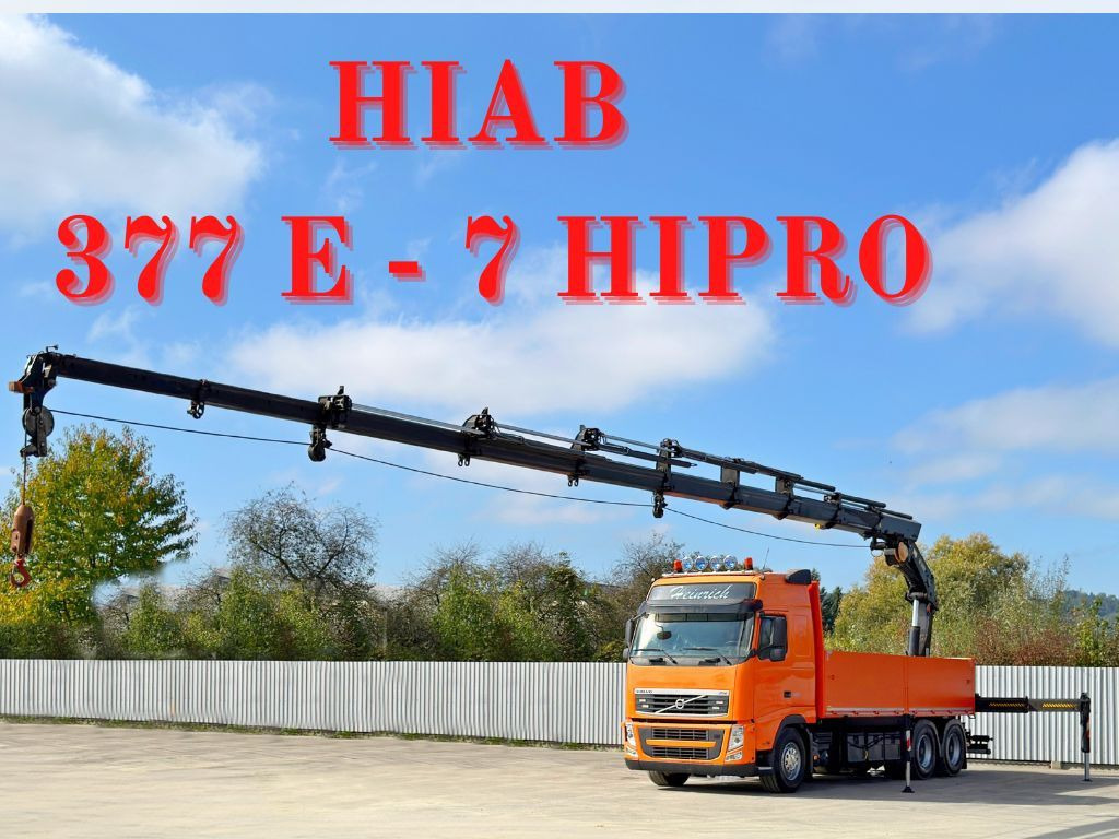 Volvo FH 460 * HIAB 377 E - 7 HIPRO + FUNK * 6x4 - Kamion me vinç: foto 1 Volvo FH 460 * HIAB 377 E - 7 HIPRO + FUNK * 6x4 - Kamion me vinç: foto 1