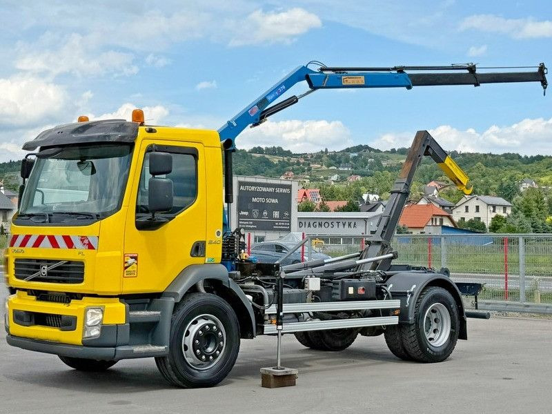 Volvo FL 240 * Abrollkipper * HMF 270 K2 * TOPZUSTAND - Kamion vetëngarkues: foto 2 Volvo FL 240 * Abrollkipper * HMF 270 K2 * TOPZUSTAND - Kamion vetëngarkues: foto 2