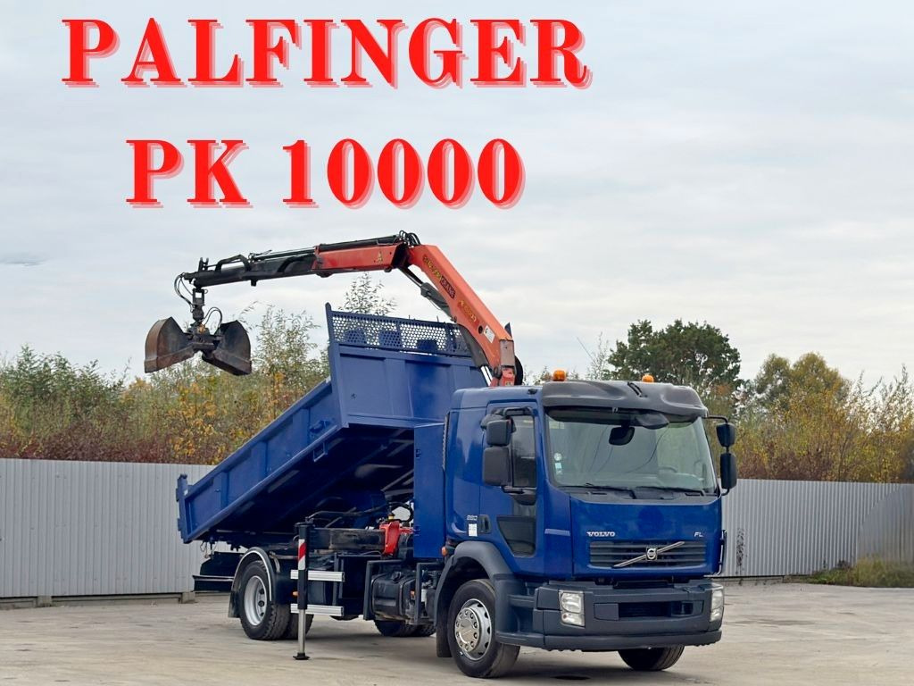 Volvo FL280 KIPPER 4,35m * PALFINGER PK 10000 + FUNK - Kamion me vinç: foto 1 Volvo FL280 KIPPER 4,35m * PALFINGER PK 10000 + FUNK - Kamion me vinç: foto 1