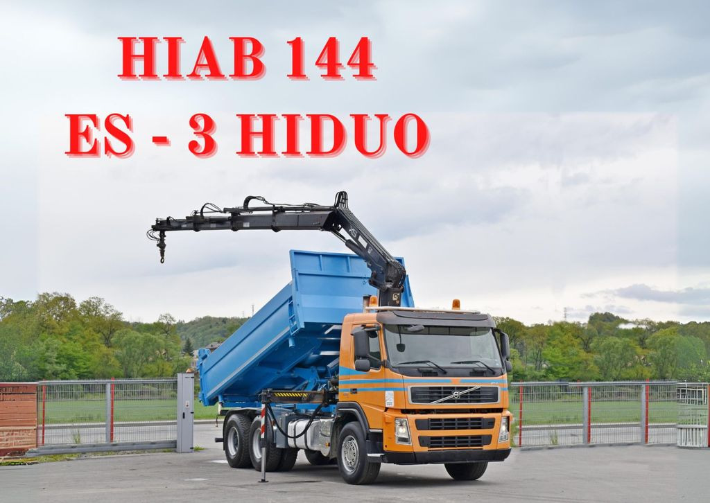 Volvo FM 400 Kipper 5,20m*HIAB 144 ES-3 HIDUO/FUNK*6x4 - Kamion me vinç, Kamion vetëshkarkues: foto 1 Volvo FM 400 Kipper 5,20m*HIAB 144 ES-3 HIDUO/FUNK*6x4 - Kamion me vinç, Kamion vetëshkarkues: foto 1
