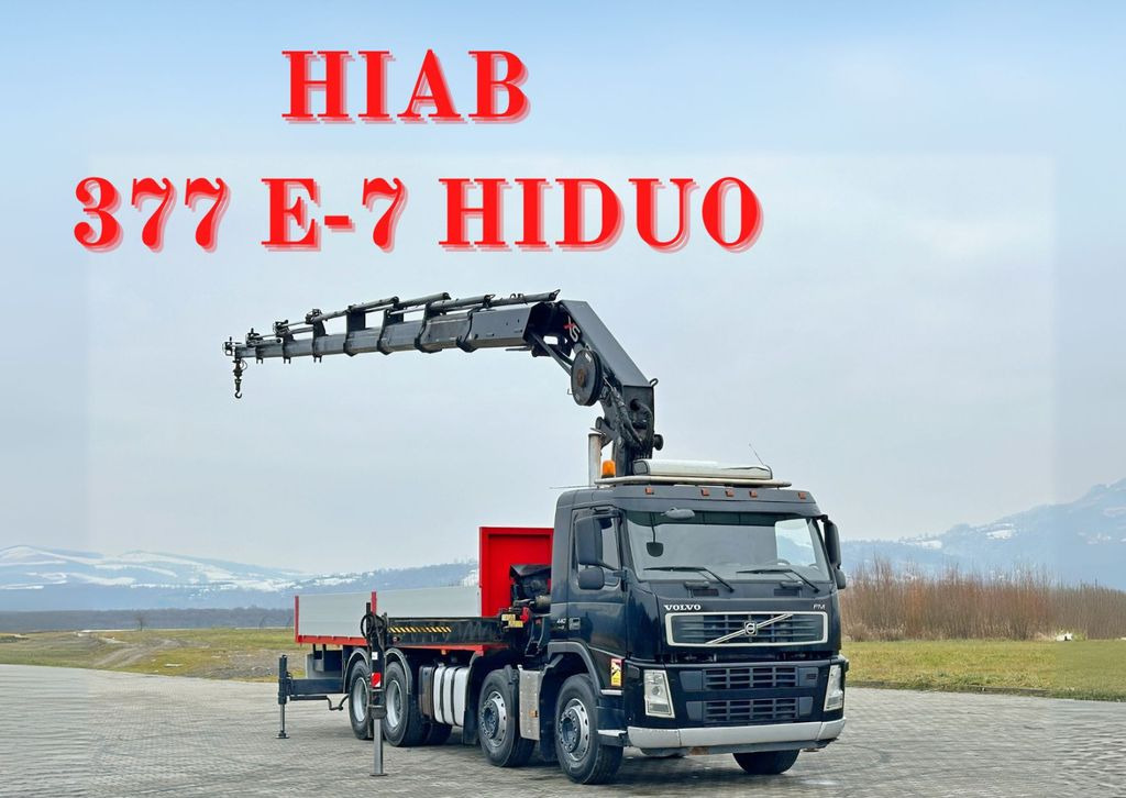 Volvo FM 440* HIAB 377 E-7 HIDUO + FUNK / 8x4 Volvo FM 440* HIAB 377 E-7 HIDUO + FUNK / 8x4 - Kamion me karroceri të hapur, Kamion me vinç: foto 1 Volvo FM 440* HIAB 377 E-7 HIDUO + FUNK / 8x4 Volvo FM 440* HIAB 377 E-7 HIDUO + FUNK / 8x4 - Kamion me karroceri të hapur, Kamion me vinç: foto 1