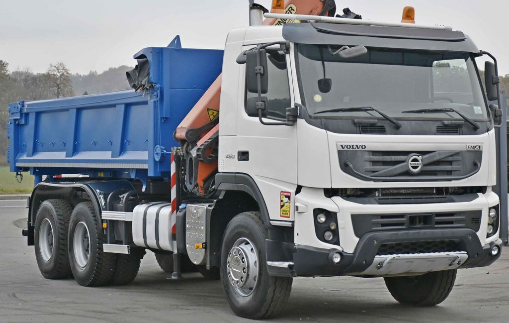 Volvo FMX 450 Kipper 5,10m *PK 14002-EH B/FUNK *6x4 - Kamion me vinç, Kamion vetëshkarkues: foto 4 Volvo FMX 450 Kipper 5,10m *PK 14002-EH B/FUNK *6x4 - Kamion me vinç, Kamion vetëshkarkues: foto 4
