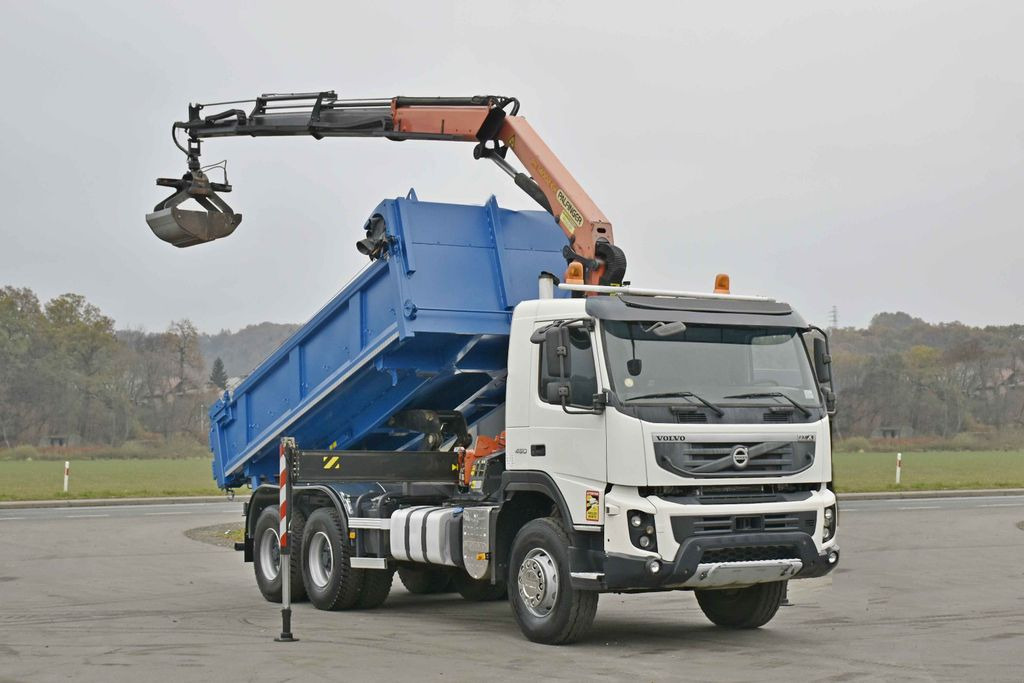 Volvo FMX 450 Kipper 5,10m *PK 14002-EH B/FUNK *6x4 - Kamion me vinç, Kamion vetëshkarkues: foto 2 Volvo FMX 450 Kipper 5,10m *PK 14002-EH B/FUNK *6x4 - Kamion me vinç, Kamion vetëshkarkues: foto 2