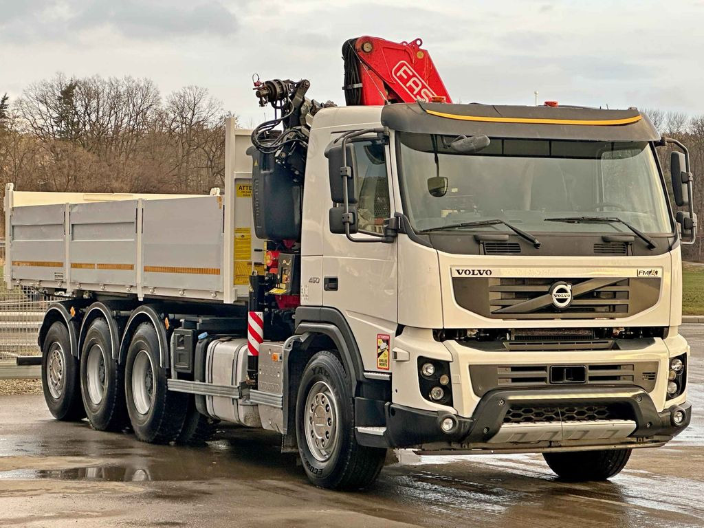 Volvo FMX 450 Kipper 6,50m*FASSI F215A.0.24 + FUNK*8x4 - Kamion vetëshkarkues: foto 3 Volvo FMX 450 Kipper 6,50m*FASSI F215A.0.24 + FUNK*8x4 - Kamion vetëshkarkues: foto 3