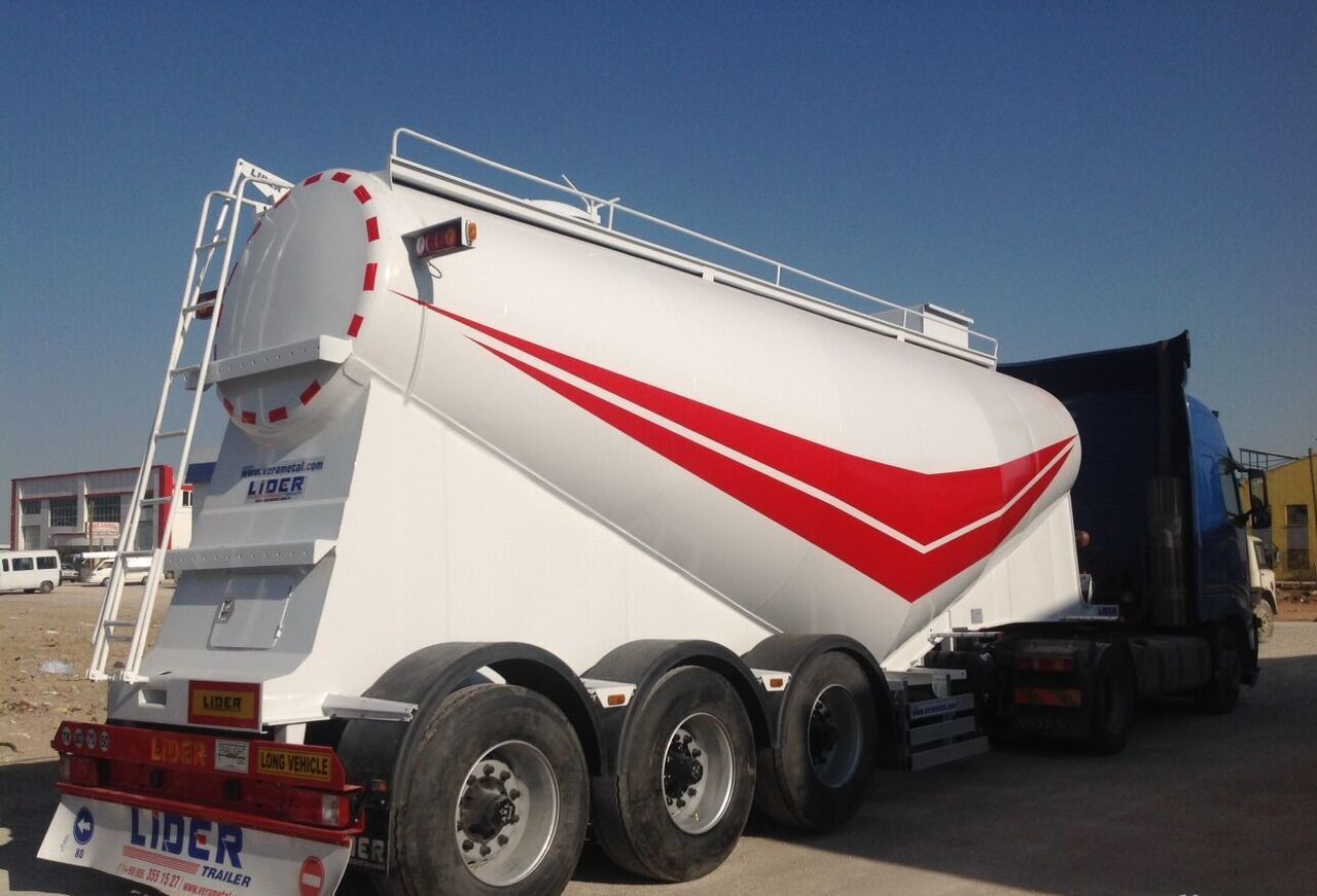 Gjysmë rimorkio me bot për transportimin e çimentos i ri LIDER 2022 year new Slurry Tanker Farmer Agriculture Field Tanker: foto 6