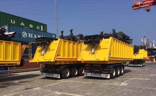 Gjysmë rimorkio vetëshkarkuese i ri LIDER 2025 new dumper from manufacturer company LIDER TRAILER: foto 9