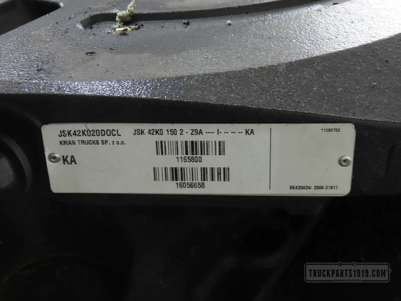 MAN JSK42KO Body & Chassis Parts Opleggerschotel JSK42KO - Telajo/ Shasia për Kamioni: foto 3 MAN JSK42KO Body & Chassis Parts Opleggerschotel JSK42KO - Telajo/ Shasia për Kamioni: foto 3