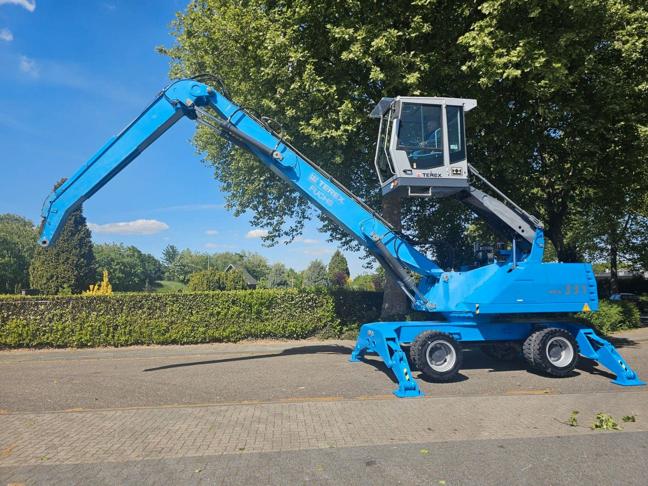 Ekskavator me goma Fuchs MHL 331 Umschlagbagger: foto 9