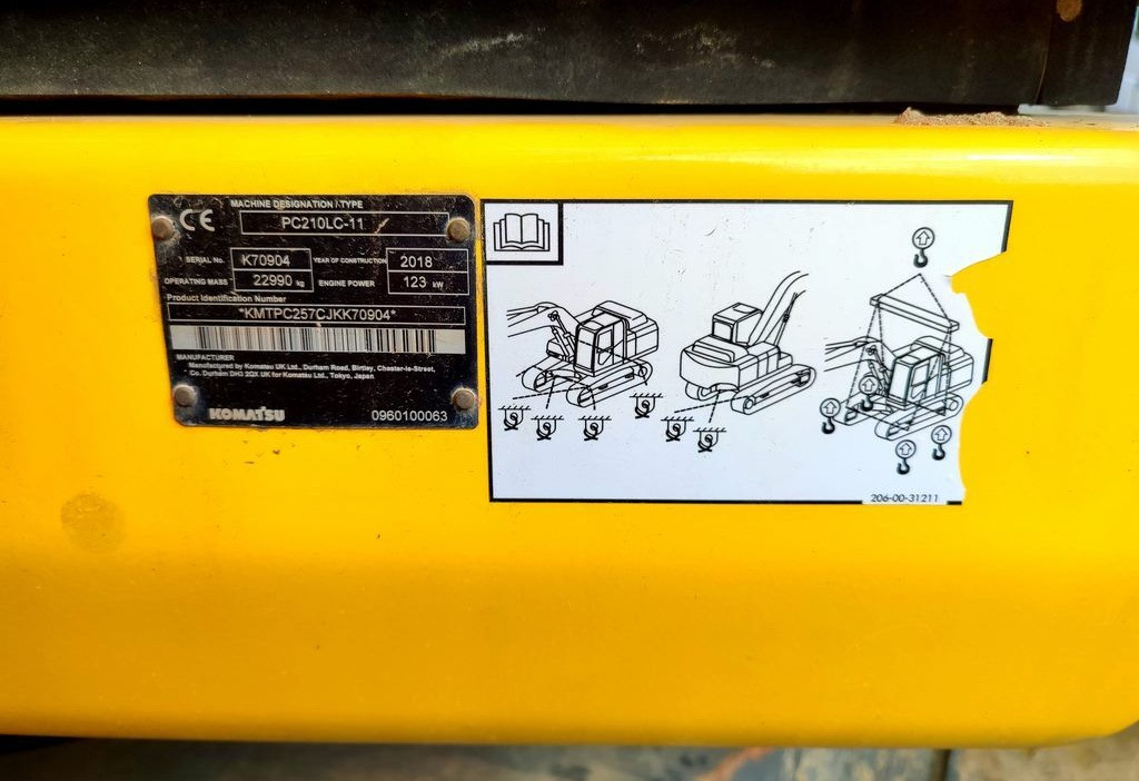 Lizingu i Komatsu PC210LC-11 Komatsu PC210LC-11: foto 18