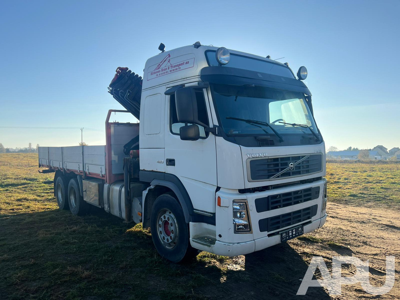 Volvo FM12 - Kamion me karroceri të hapur, Kamion me vinç: foto 3 Volvo FM12 - Kamion me karroceri të hapur, Kamion me vinç: foto 3