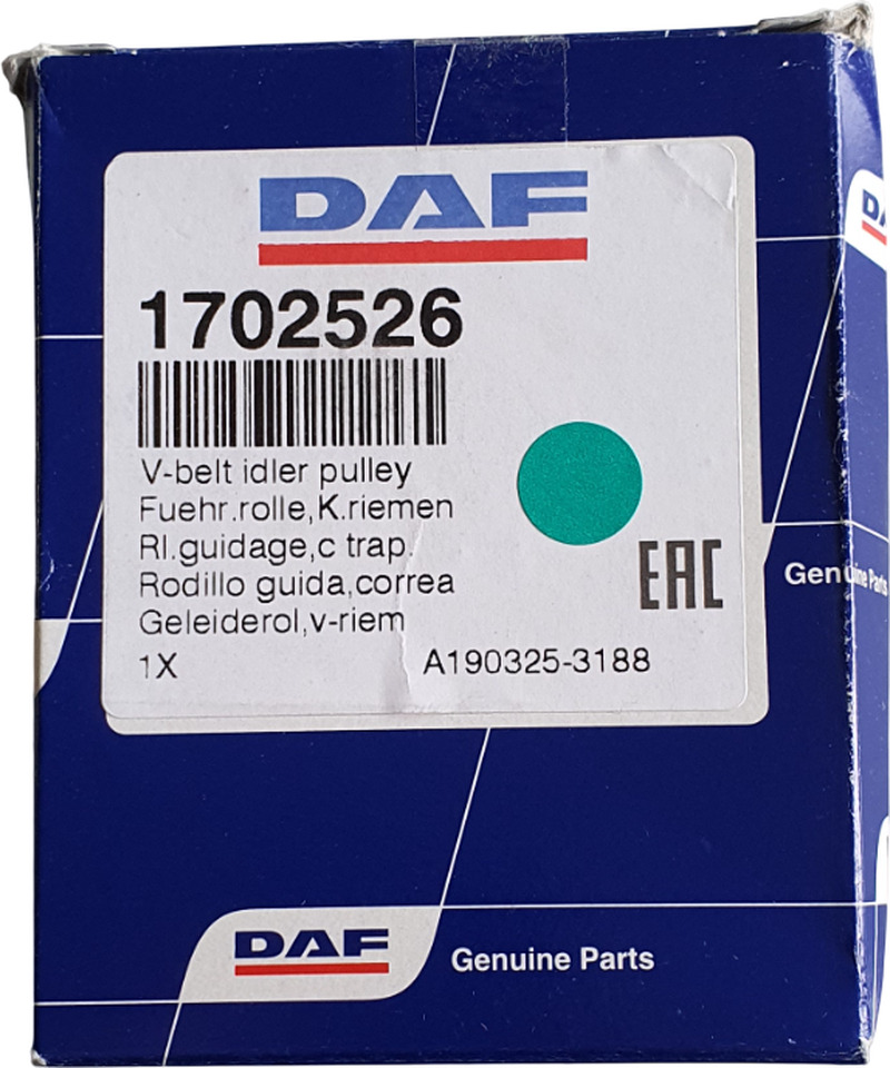 DAF SPANROL MET POLY-V RIEMSET 8-RIB (8PK) | 1706837 - Tensionues rripi për Kamioni: foto 3 DAF SPANROL MET POLY-V RIEMSET 8-RIB (8PK) | 1706837 - Tensionues rripi për Kamioni: foto 3
